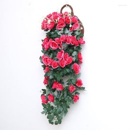 Decoratieve Bloemen 95cm Rose Vine Kunstmatige Kerst Bruiloft Kawaii Room Decor Decoratie Accessoires Kwiaty Sztuczne 2023