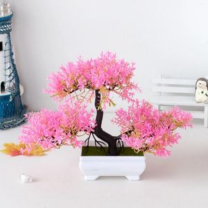 Decoratieve Bloemen Accessoires Duurzaam Nuttig Kunstmatige Potplant Binnen Buiten Pijnboom Kasten Display Nep Cadeau Thuis Plastic