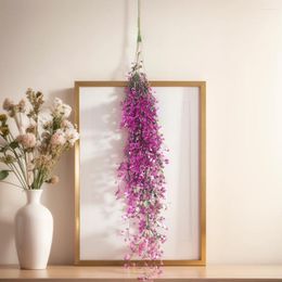 Decoratieve bloemen Esthetische kamer Decor Home Wedding Wand Decoratie voor accessoires feestbenodigdheden decoraties items plant plant