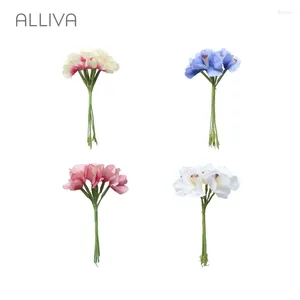 Decoratieve bloemen Alliva Retail gratis verzendkosten kunstmatige bloei mooie mooie pruimenboeket worden gebruikt voor op maat gemaakte geschenken 4 kleuren