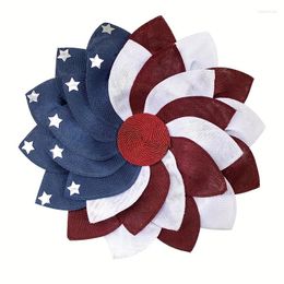 Flores decorativas Día de la Independencia Americana Gloria Patriótica Patrio