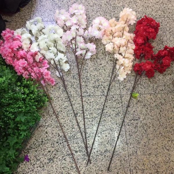 Fleurs décoratives artificielles 50 brancherie de simulation haut de gamme fleurs de cerisier plante du style japonais faux de mariage décoration de maison
