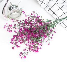Fleurs décoratives artificielles saule de l'amirauté, plante courte, maison, jardin, Table, Restaurant, fleur verte, petit bouquet, fausses plantes