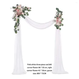 Fleurs décoratives arc arc swag draping Garland Wedding Arrangement Supplies