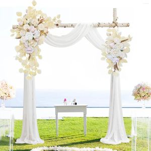 Fleurs décoratives arc artificiel Swag pour mariage Boho cérémonie de réception-cadeau pour bébé arrangement de guirlandes de fleurs décor de toile de fond de réception