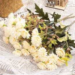 Decoratieve bloemen kunstmatige herfst kleine maisy zijden boeket huis bruiloft feest tafel tuin nep planten decoratie diy bloem arrangement
