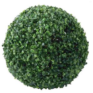 Decoratieve bloemen kunstmatige bal struiken buitenshuis buxus topiary balls grote plantenbakken nepbomen