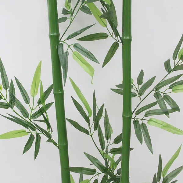 Fleurs décoratives bambou artificiel vente en gros d'aménagement paysager de jardin et de plastique par les fabricants Simulation Non toxique