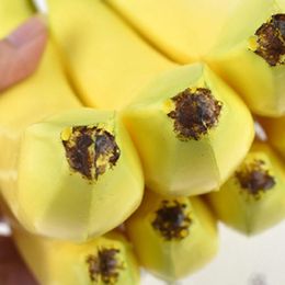 Fleurs décoratives bananes artificielles réaliste fausse mousse fruits cuisine affichage décoration de la maison banane réaliste en plastique Kitch