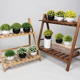 Decoratieve bloemen Kunstmatige bonsai realistisch ogende simulatie geen waterpotplant met water met keramische bloempot thuisdecoratie