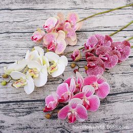 Fleurs décoratives papillon artificiel orchidée fleur branche fausse papillon flor pics de choix accessoires pour la maison décorations
