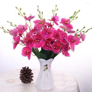 Bouquet d'orchidées papillon artificielles, fleurs décoratives, matériaux légers et doux, crée une belle atmosphère pour toute Occasion