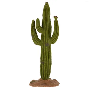 Fiori decorativi Cactus artificiale Piccolo ornamento Simulazione Decor Sand Table Modello fai da te Verde