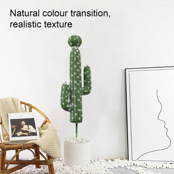 Fleurs décoratives Cactus artificiels plantes tropicales faux arbre de jardin succulent bricolage Art aménagement paysager pour accessoire cadeau de salon