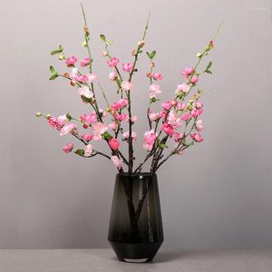 Decoratieve Bloemen Kunstmatige Kersenbloesem Bloemtakken Zijde Perzik Lente Voor Bruiloft Decoratie Pruim Arrangement Accessoires