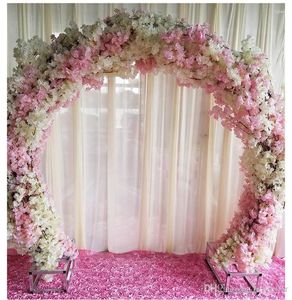 Fleurs décoratives fleurs de cerisier artificielles bricolage Simulation arc de mariage porte maison tenture murale guirlande centres de table décorations Bouquet