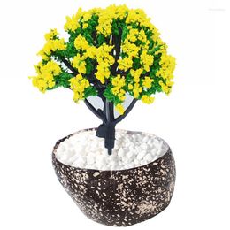 Decoratieve bloemen kunstmatige kersenboom planten struiken bonsai kleine simulatie pot nep tafel pot ornamenten huizendecoratie