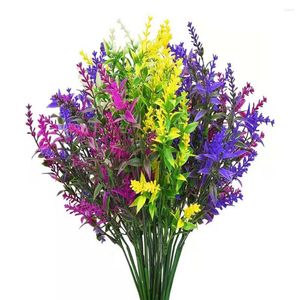 Decoratieve bloemen Kunstmatige Koudebestendige Lavendel Romantisch Nep Boeket Valentijnsdag Bruiloft Decoratie Eeuwige Geschenken Home Decore