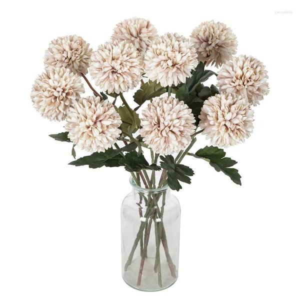 Fleurs décoratives Artificiel Dandelion Fleur Bulbes Home Decor Home Wedding Hand Bouquet Dining Table Decoration Garden