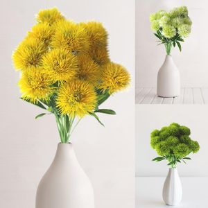 Fleurs décoratives pissenlit artificiel, matériau de haute qualité, inoffensif, résistant aux UV, pour la maison, la cuisine, le bureau et l'intérieur