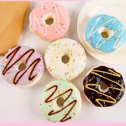 Decoratieve Bloemen Kunstmatige Donuts Model Simulatie PU Donut Brood Pography Props Voor Stress Relief Trage Rebound Fake Fun Ornament