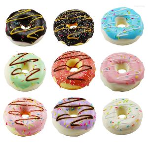 Decoratieve Bloemen Kunstmatige Donuts Model Simulatie PU Donut Brood Pography Props Voor Stress Relief Slow Rebound Fake Food Fun Ornament