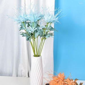 Fleurs décoratives Artificiel épiphyllum simple flamme en plastique arrangement de mariage de fleur de fleur décoration ornement faux