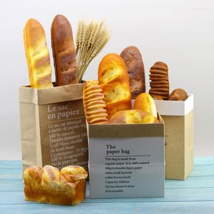 Decoratieve bloemen kunstmatige nep brood eten ornament simulatie po rekwisieten Franse stokbrood cake bakkerij model keuken huis decoreren kinderspeelgoed