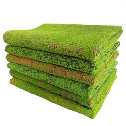 Decoratieve Bloemen Kunstmatige Nep Gras Mos Groene Planten Eeuwige Mini Landschap Voor Tuin El Home Decoratie Stro Matras Bruiloft