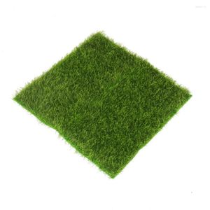 Decoratieve bloemen Kunstmatig nep Lawn Turf Grass Fairy Garden Dollhouse Micro Landscape Decor