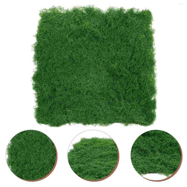 Flores decorativas Artificial Fake Moss Turf Micro Scene Diseño Prota del césped para el paisajismo Mini Garden Landscape Plant