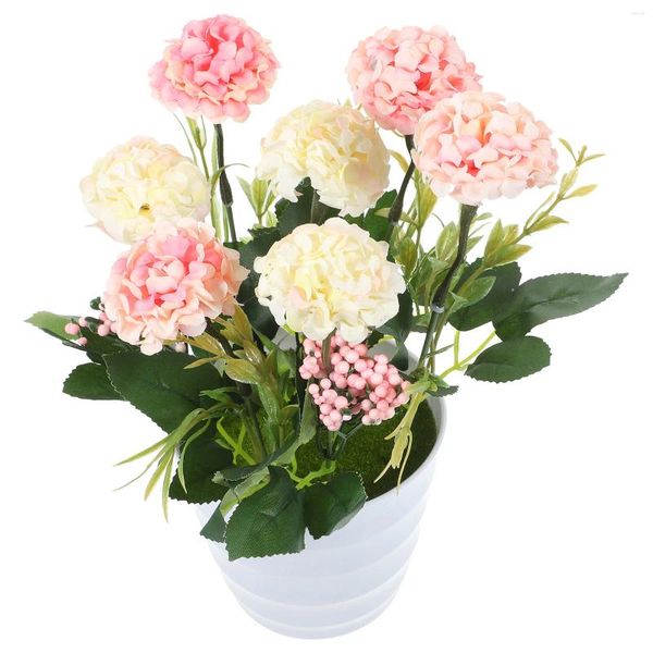 Fleurs décoratives fleur artificielle bonsaï Simulation en pot Faux Bouquet bureau fausse plante en soie