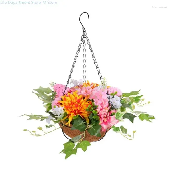 Fleurs décoratives bouquets de fleurs artificielles simulation de printemps réaliste plastique