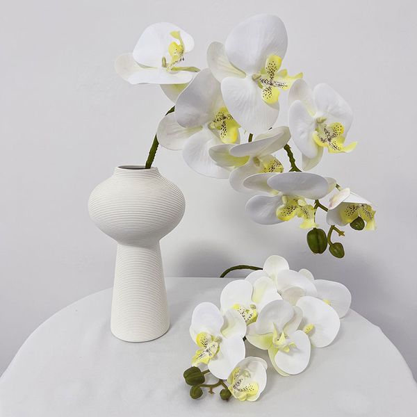 Fleurs décoratives fleurs artificielles papillon orchidée design des fleurs pour les fêtes de famille