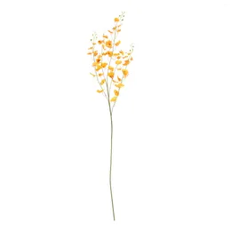 Dekorative Blumen, künstliche Blumen, DIY-Zubehör, gefälschte Oncidium-Heimdekoration, Vase