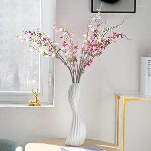 Flores decorativas flor artificial flor de melocotón falso hogar boda jardín decoración de alta calidad 2023 venta al por mayor de seda