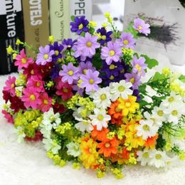 Flores decorativas de flores artificiales