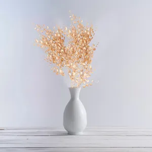 Fleurs décoratives Matériau de fleur artificielle Feuille de simulation d'Halloween avec feuilles d'ornement de branche Madea Décor d'Halloween Émulation en plastique