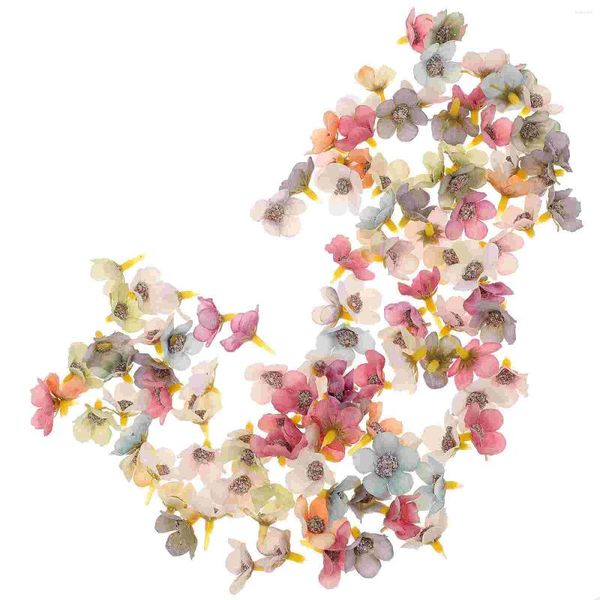 Fleurs décoratives de fleurs artificielles mini têtes de marguerite soie pour métier faux faux africain décor de mariage
