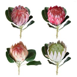 Decoratieve Bloemen Kunstbloem Zijde Koning Protea DIY Arrangement Nep Keizer Tak Home Party Bruiloft Tafeldecoratie Plant