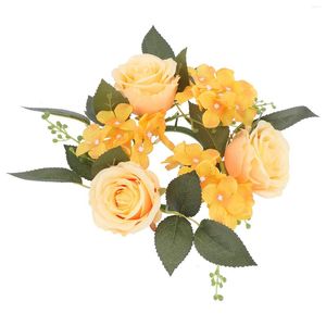 Decoratieve Bloemen Kunstbloem Krans Simulatie Rose Garland Party Thuis Bruiloft Decoratie