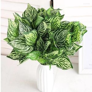 Decoratieve bloemen kunstmatige gebladerte planten zijden bladeren strand bruiloft huiskamer plant voor balkon outdoor decor zomer feest diy decoratie