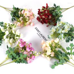 Decoratieve bloemen kunstmatig voor decoratie bruiloft boeket mariage kersen bloesem nepbloem diy knutselen kerstmis