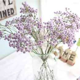 Fiori decorativi artificiali per la decorazione del soggiorno Respiro del bambino Pianta floreale di seta finta Bouquet da sposa per la casa Forniture per la decorazione di feste