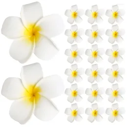 Decoratieve Bloemen Kunstmatige Frangipani Meisjes Haarspeldjes Plumeria Bloem Accessoire Haarspeld Voor Vrouwen Antislip Haarspeldjes