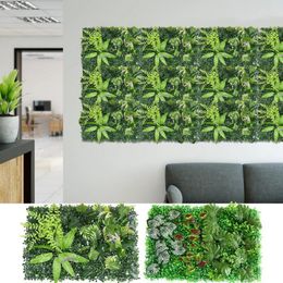 Decoratieve bloemen kunstmatige tuin hek panelen multipurposes faux hedge privacy screen green outdoor indoor decoratie accessoires