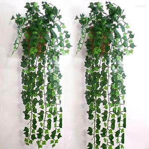Fleurs décoratives Garland artificiel Ivy Vine Lave Plante SCINDAPSU