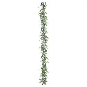 Guirlande de fleurs décoratives artificielles, vignes, fausse verdure, décoration murale pour arc de mariage, vraie fleur de 6 pieds