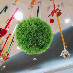 Fleurs décoratives boule de gazon artificiel plafond plantes boules fausse Planta simulé topiaire Central
