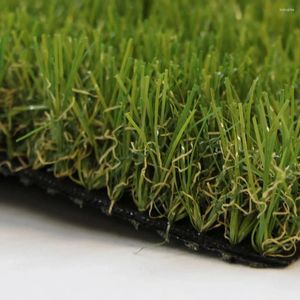 Decoratieve bloemen kunstmatig gras tapijt buiten multi -doele synthetische turf indoor/buiten deurmat/gebied tapijtmat groen